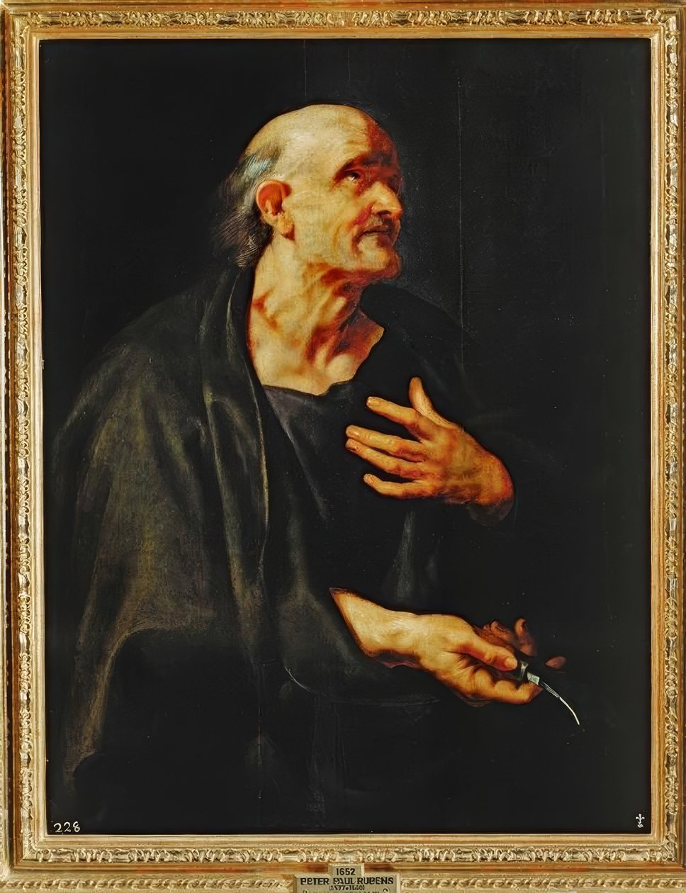 Saint Bartolomeus av Peter Paul Rubens