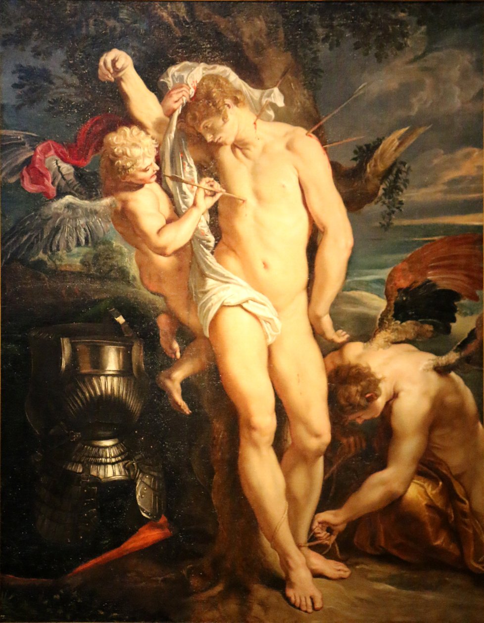 Saint sebastian av Peter Paul Rubens