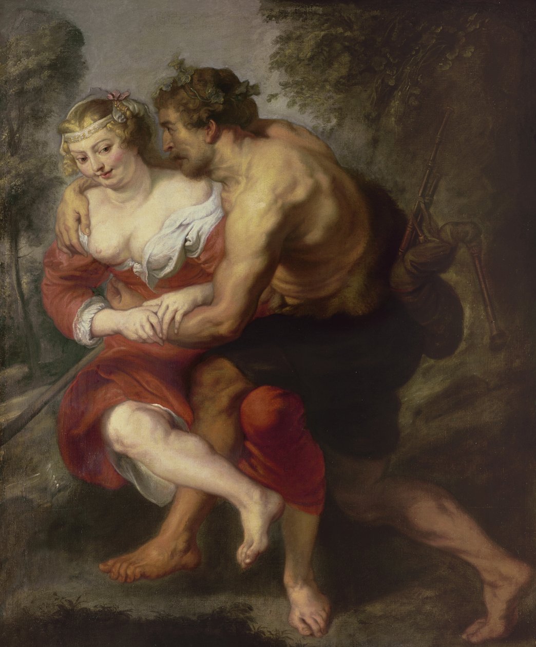 Scene of Love eller, The Gallant Conversation av Peter Paul Rubens