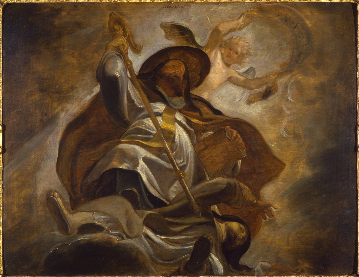 St. Athanasius, 1620 av Peter Paul Rubens