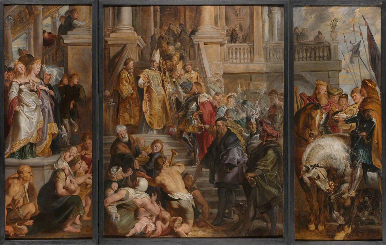 St. Bavo -katedralen i Gent av Peter Paul Rubens