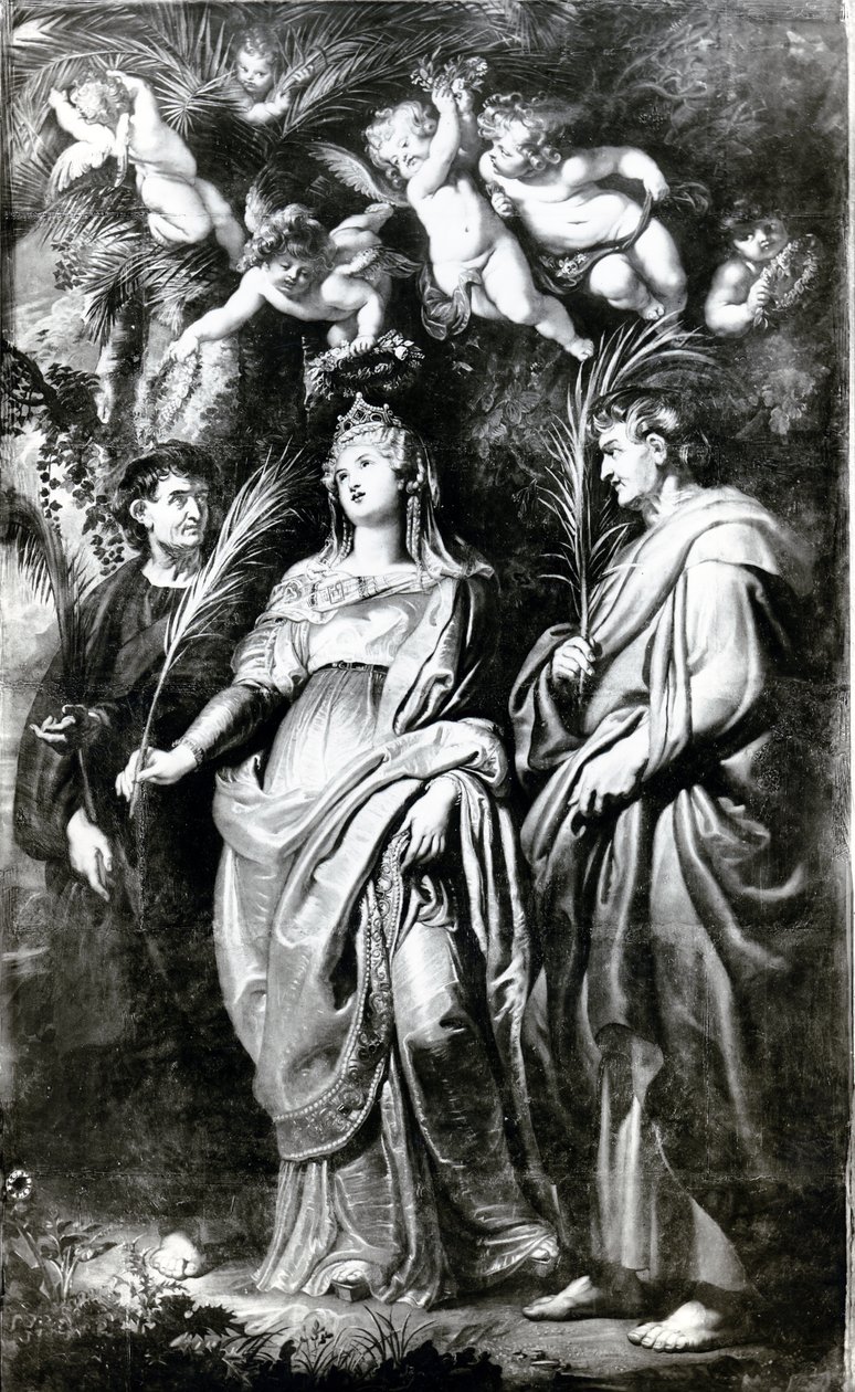 St. Domitilla med SS. Nereus og Achilleus, 1608 av Peter Paul Rubens