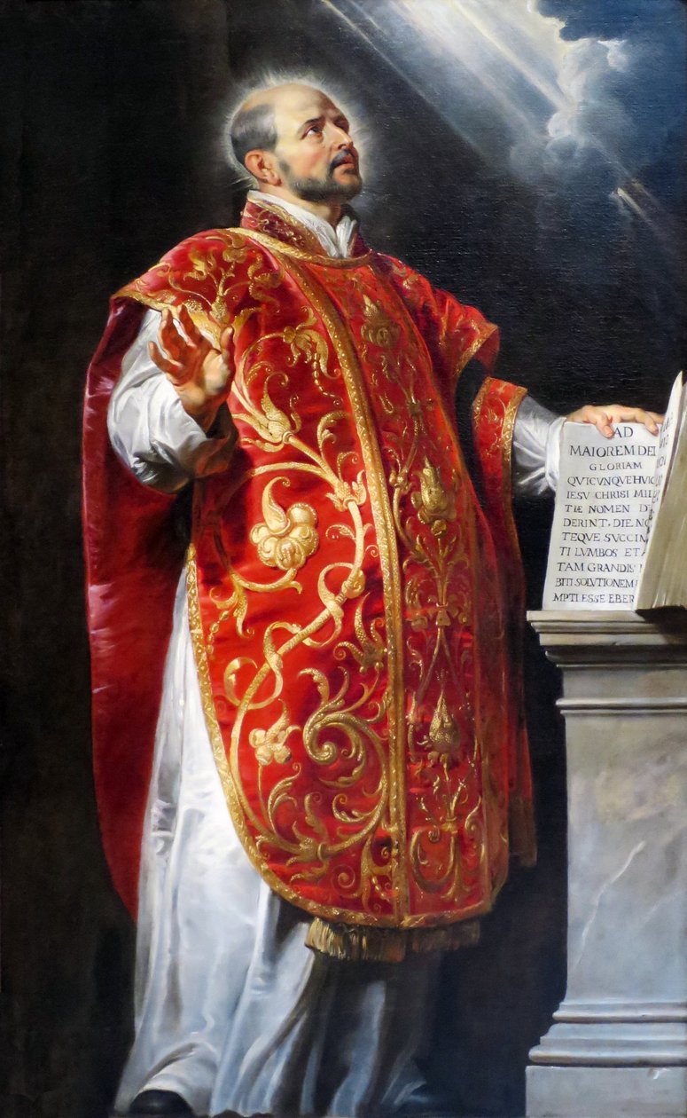 St. Ignatius av Loyola av Peter Paul Rubens