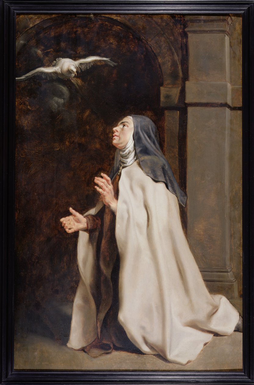 Teresa av Avilas Vision of a Dove, ca. 1614 av Peter Paul Rubens
