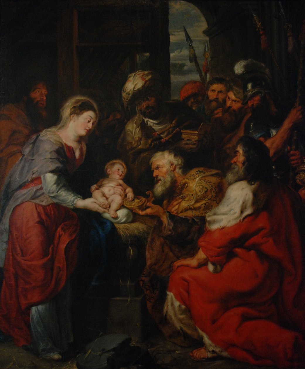 Tilbedelsen av magi av Peter Paul Rubens