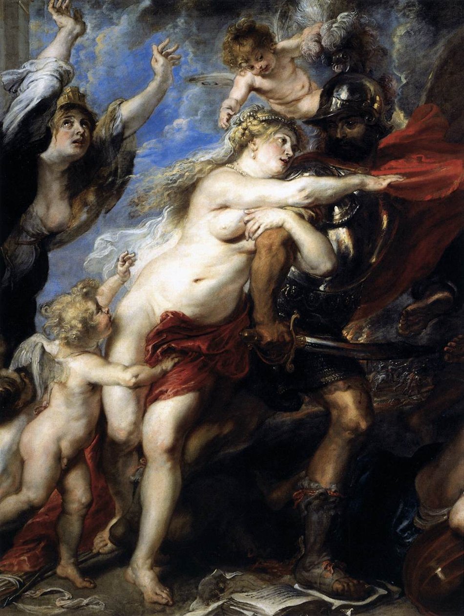 Konsekvensene av krig (detalj) av Peter Paul Rubens