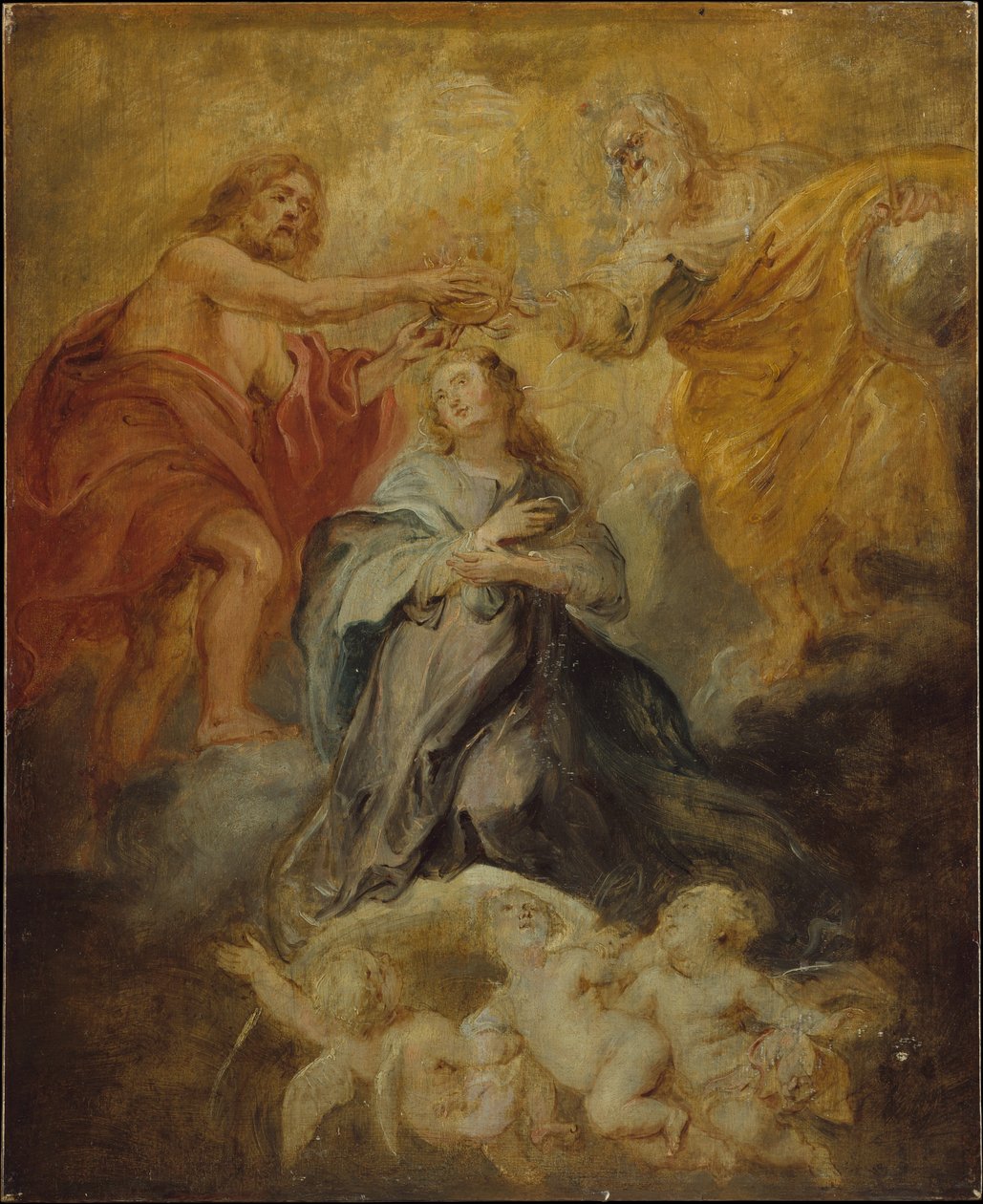 Jomfruens kroning, ca. 1632-33 av Peter Paul Rubens