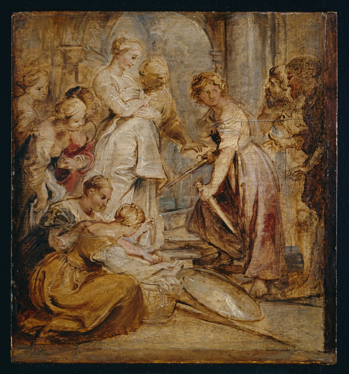 Oppdagelsen av Akilles blant døtrene til Lykomedes, ca. 1618 av Peter Paul Rubens