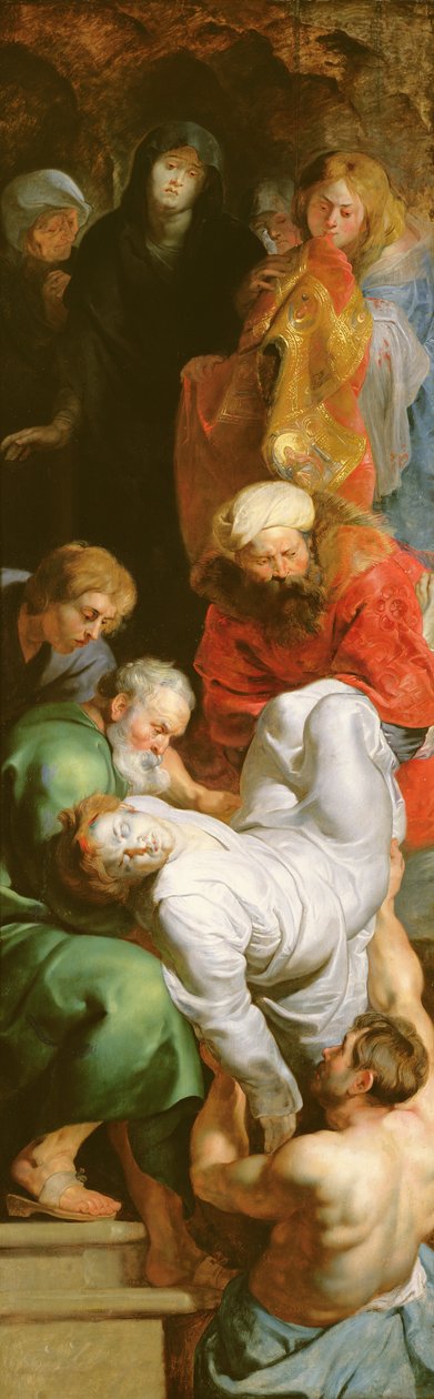 The Entombment of St. Stephen, fra Triptych of St. Stephen av Peter Paul Rubens