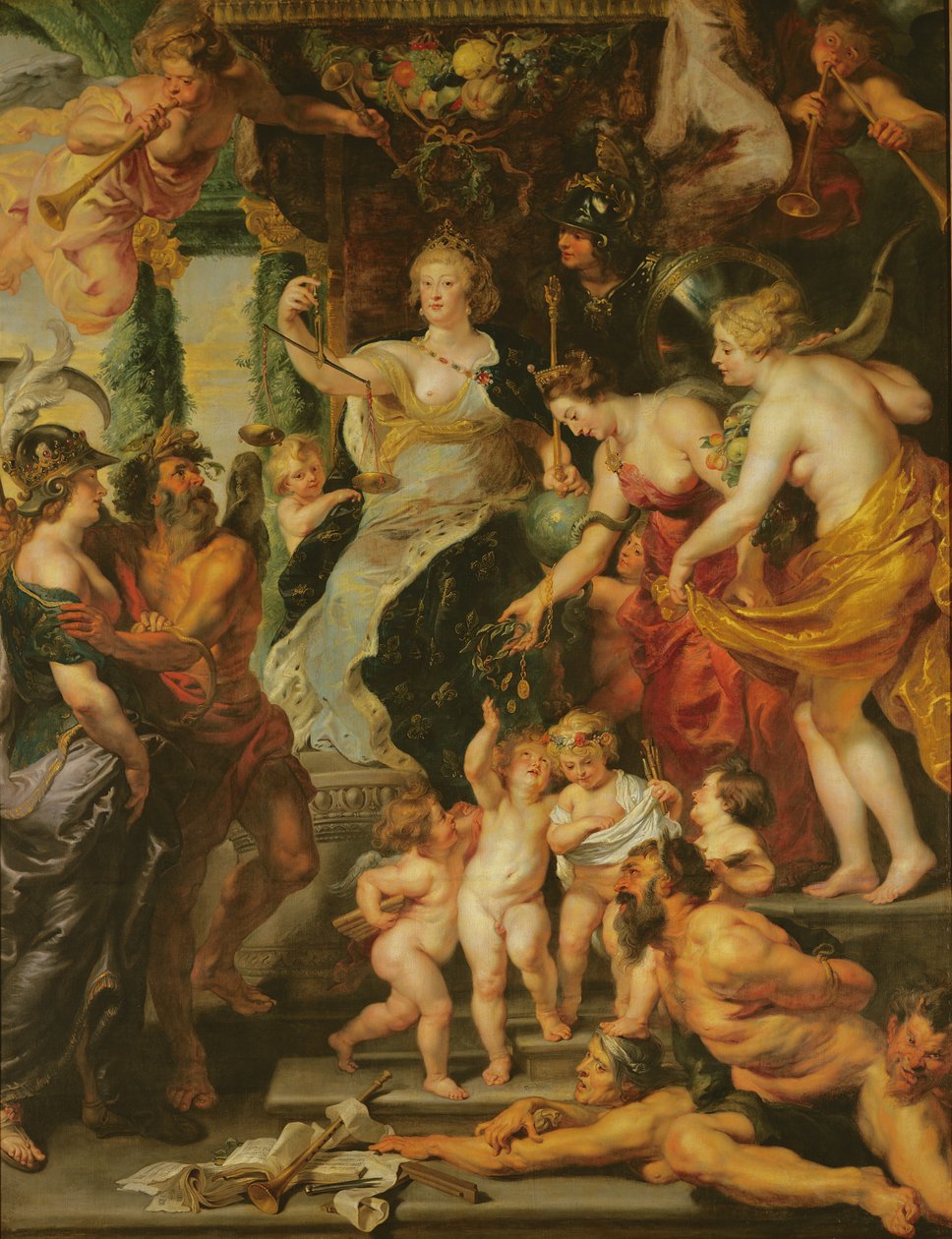 The Felicity of the Regency, 1621-25 av Peter Paul Rubens
