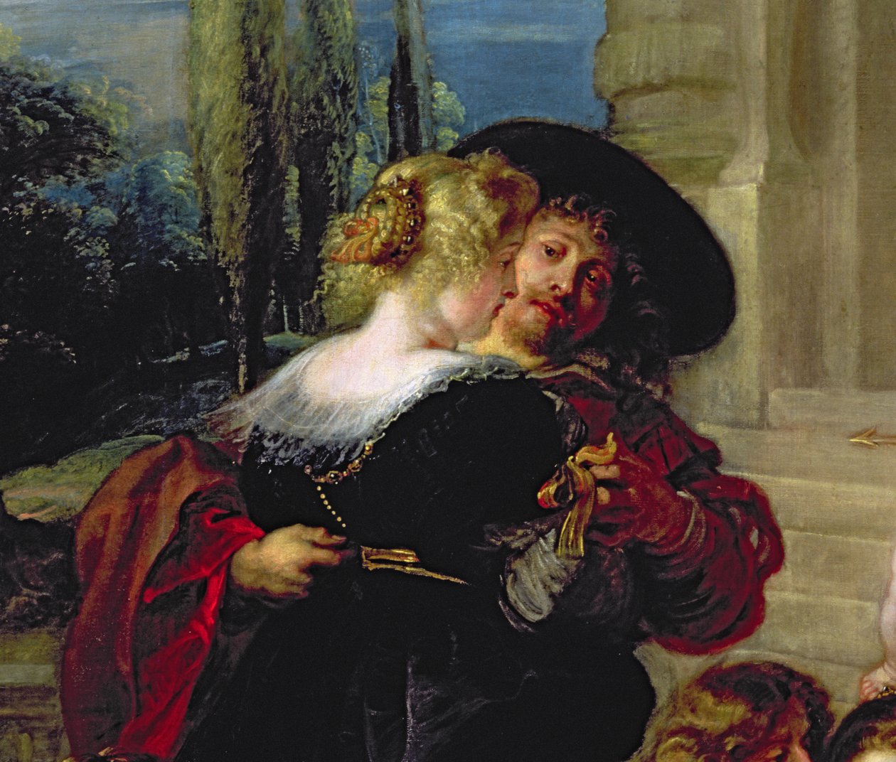 The Garden of Love, ca. 1630-32 (detalj av 36860) av Peter Paul Rubens