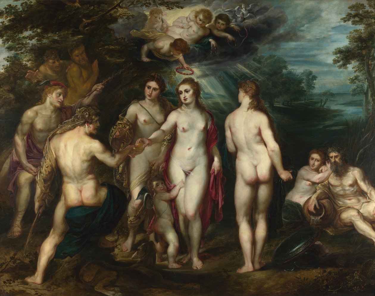 Dommen i Paris av Peter Paul Rubens