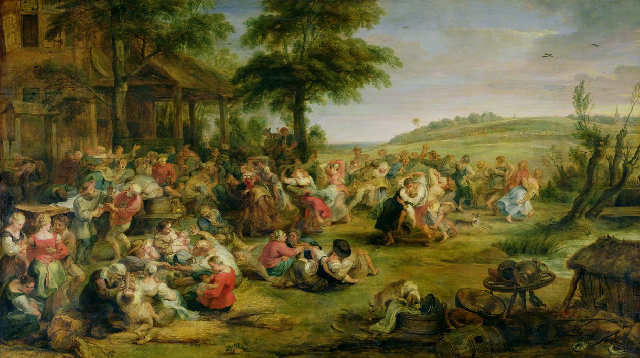 The Kermesse, ca. 1635-38 av Peter Paul Rubens