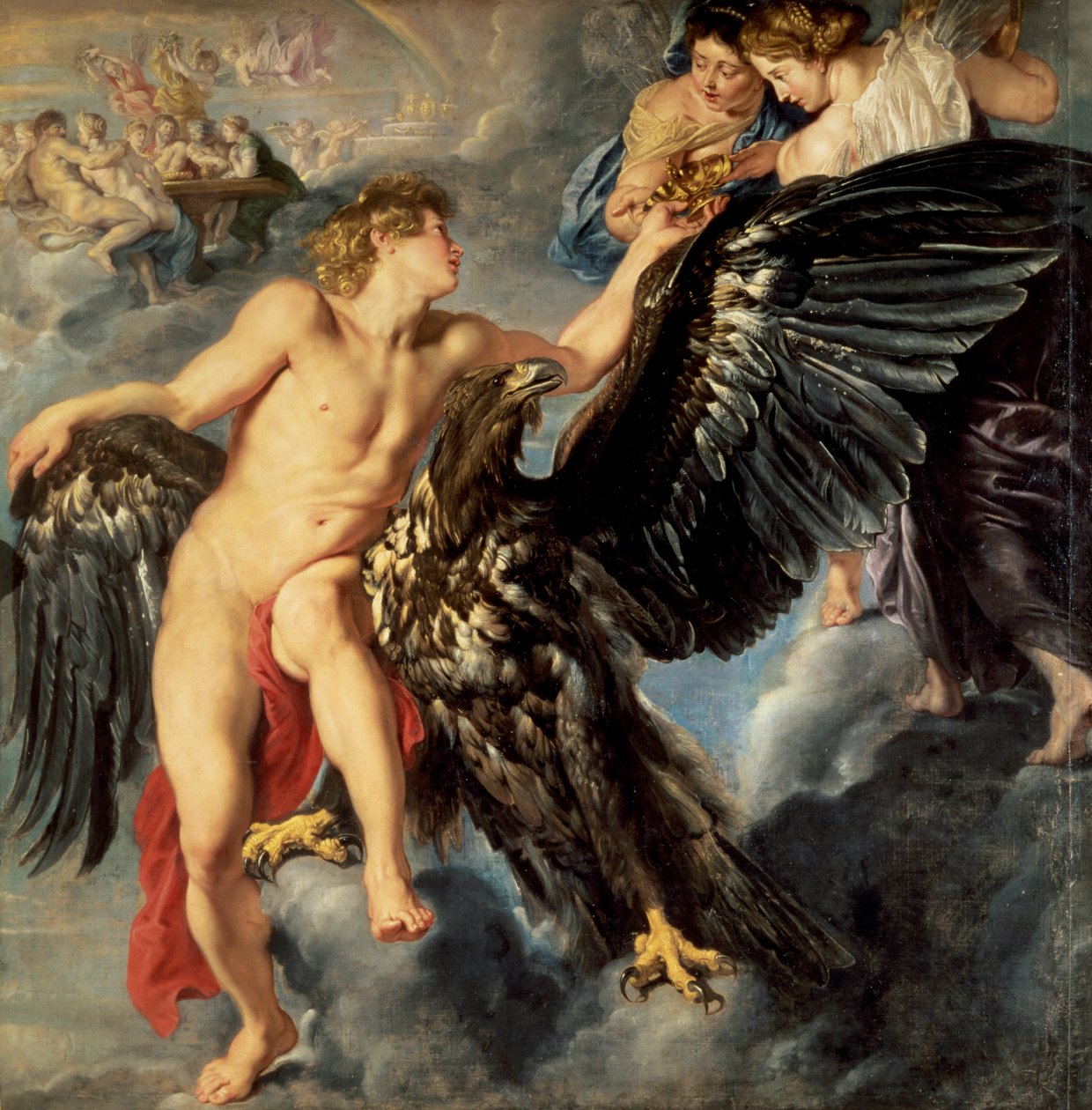 Kidnappingen av Ganymedes av Peter Paul Rubens