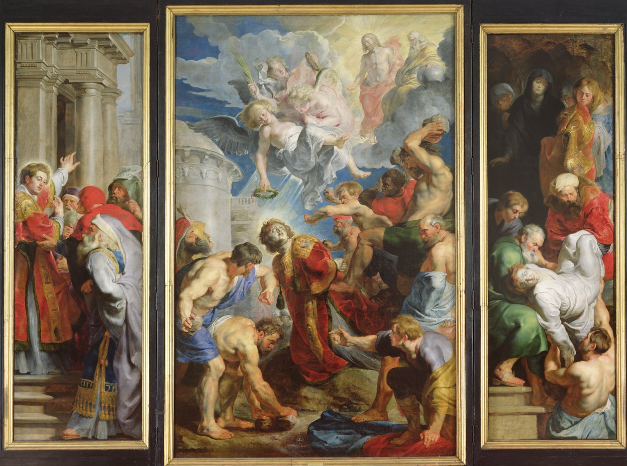 St. Stefans martyrium, ca. 1617 av Peter Paul Rubens