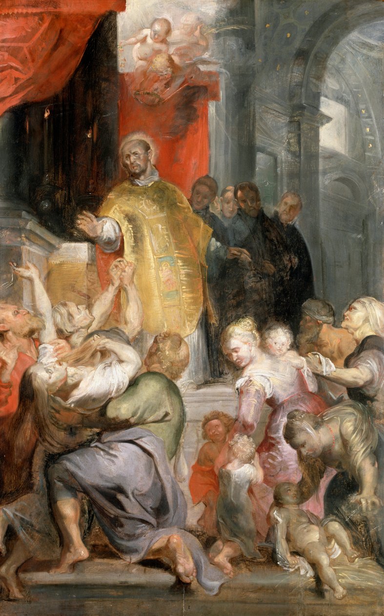 Miraklene til den hellige Ignatius av Loyola av Peter Paul Rubens
