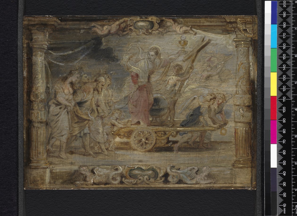 Eukaristiens triumf over filosofi og vitenskap, ca. 1625-26 av Peter Paul Rubens