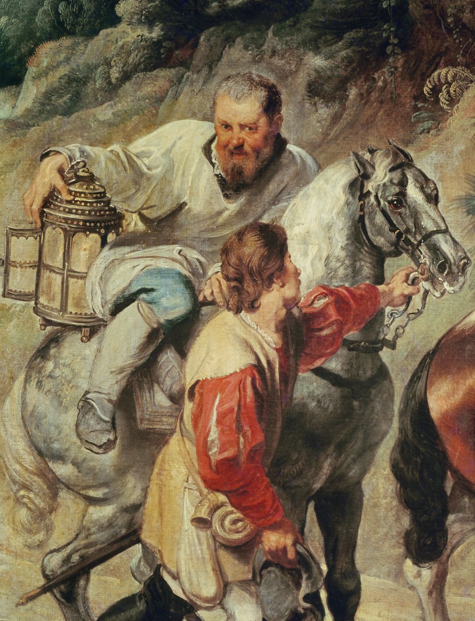 Sakristanen som fulgte presten og tok nattverden til en døende mann, før 1630 av Peter Paul Rubens