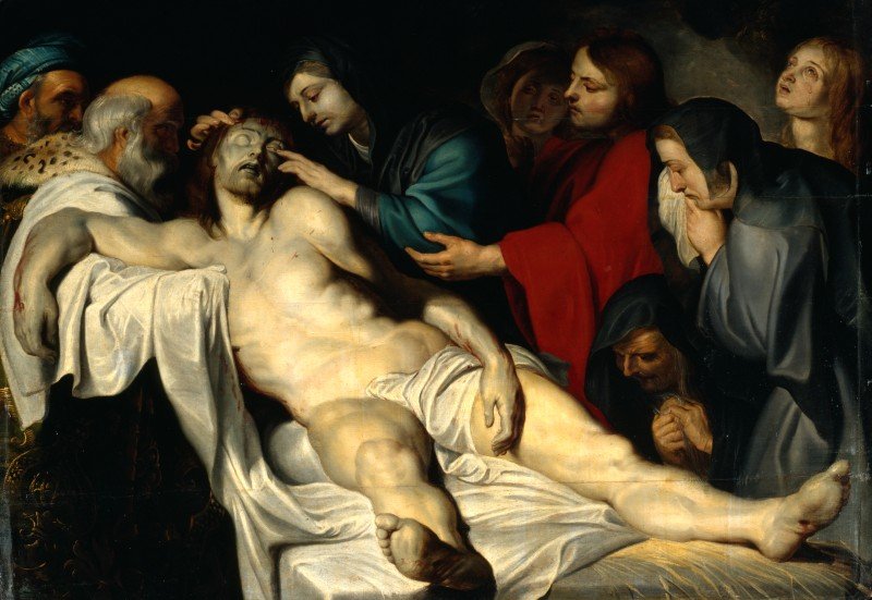 Sorg over den døde Kristus av Peter Paul Rubens