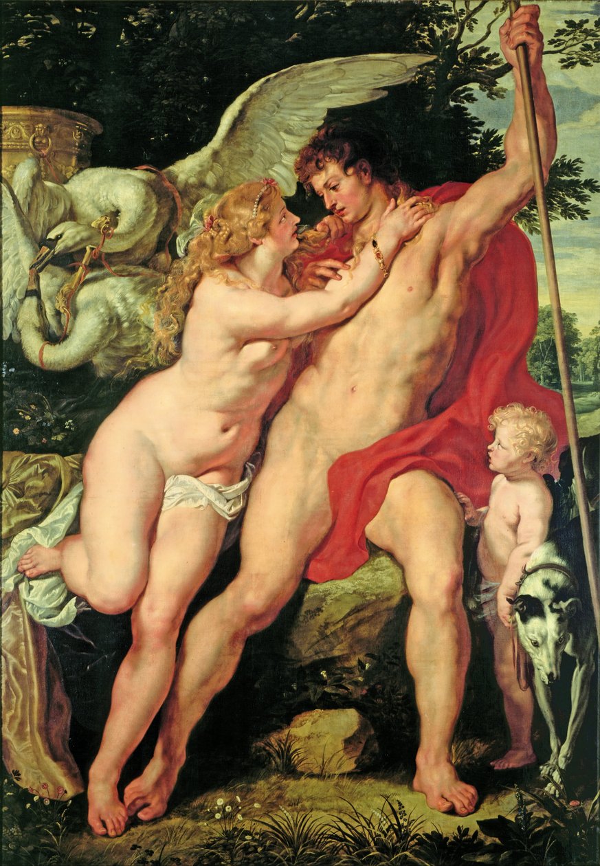 Venus og Adonis av Peter Paul Rubens