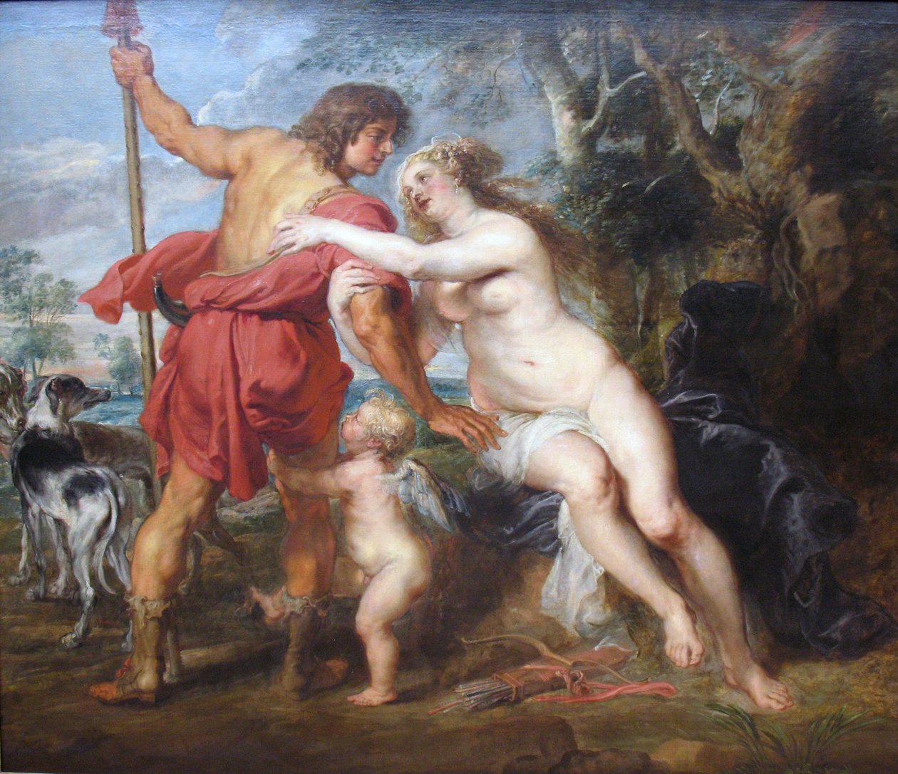 Venus og Adonis av Peter Paul Rubens
