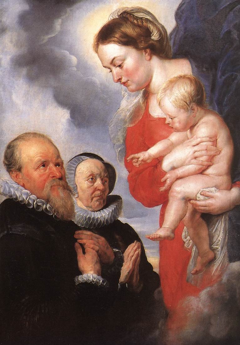 Jomfru og barn av Peter Paul Rubens