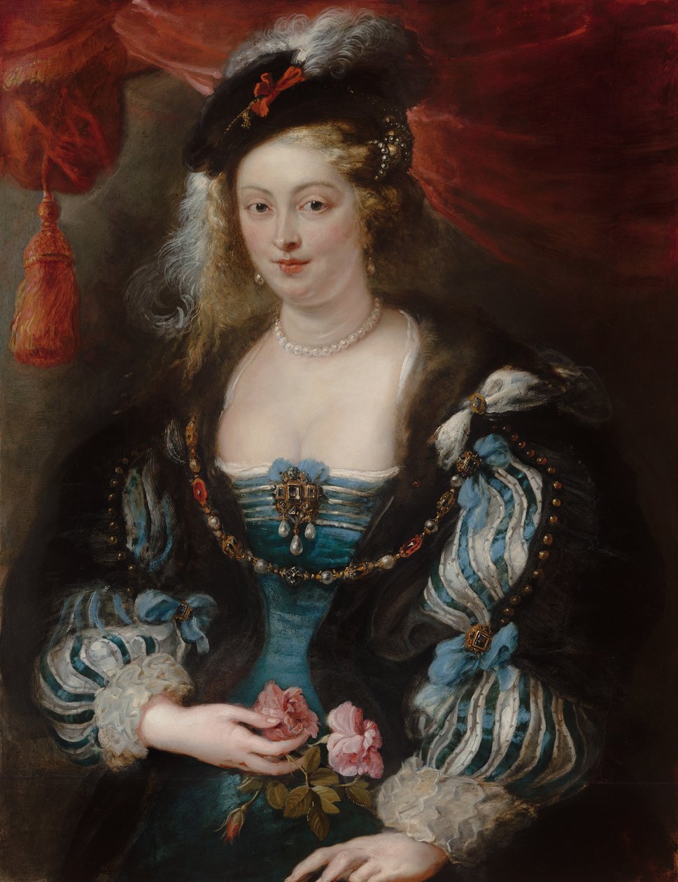 Portrett av en ung kvinne, ca. 1620-1630 av Peter Paul and studio Rubens