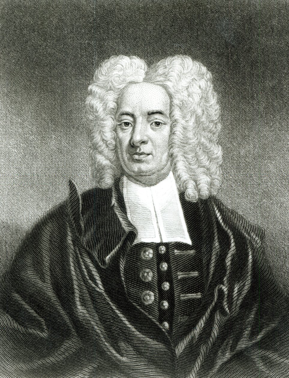 Cotton Mather (1663-1728) gravert av Charles Edward Wagstaff (f.1808) og J. Andrews av Peter Pelham