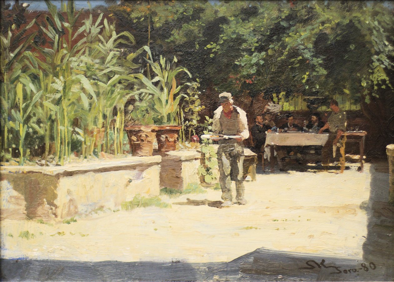 Haven i Albergo del Liri Sora av Peder Severin Krøyer