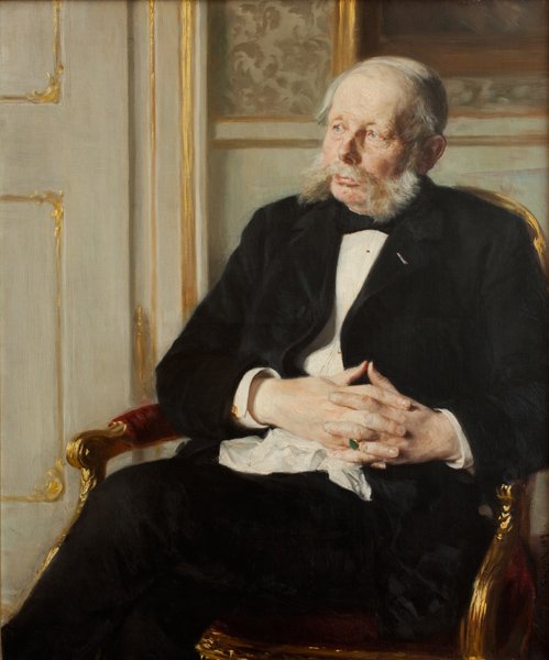 Portrett av baron Otto Ditlev Rosenørn-Lehn av Peder Severin Krøyer