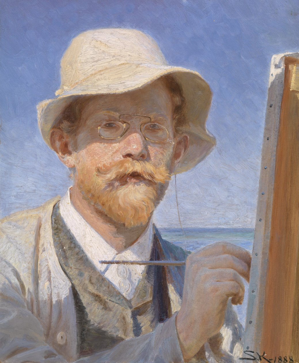 Selvportrett av Peder Severin Krøyer