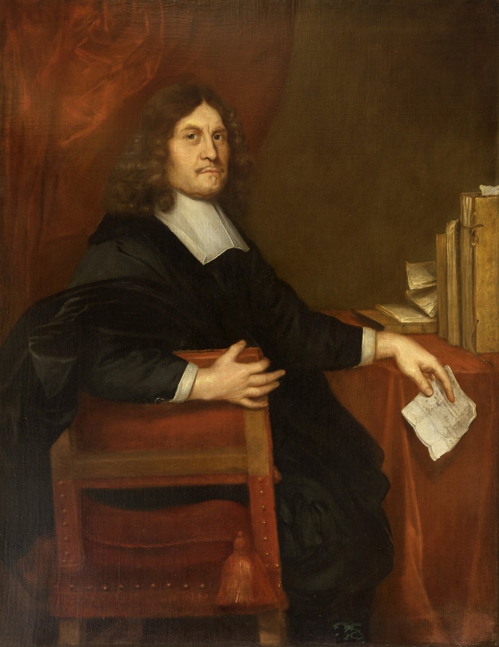 Sir Peter Leicester, Bt av Peter circle of Lely