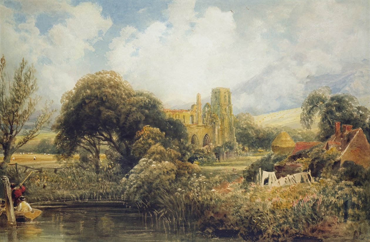 Llandaff, 1829 av Peter de Wint