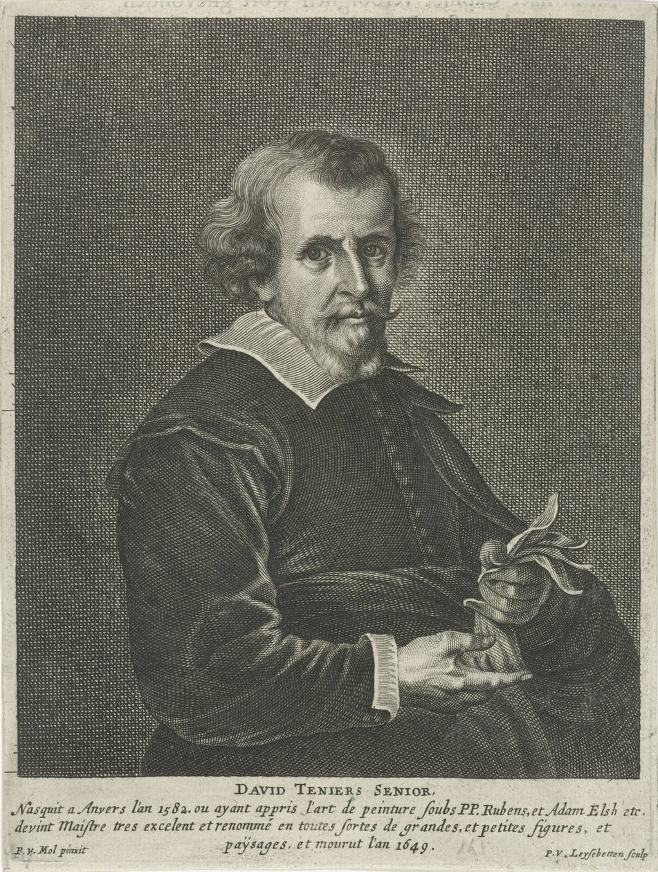 Portrett av David Teniers I av Peter van Liesebetten