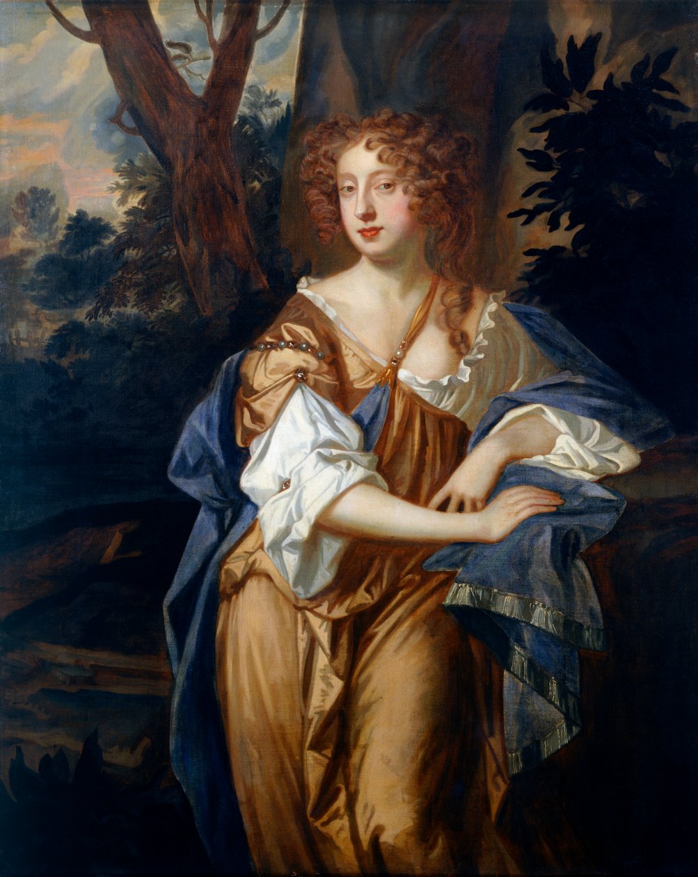 Susan Armine (olje på lerret) av Peter (after) Lely