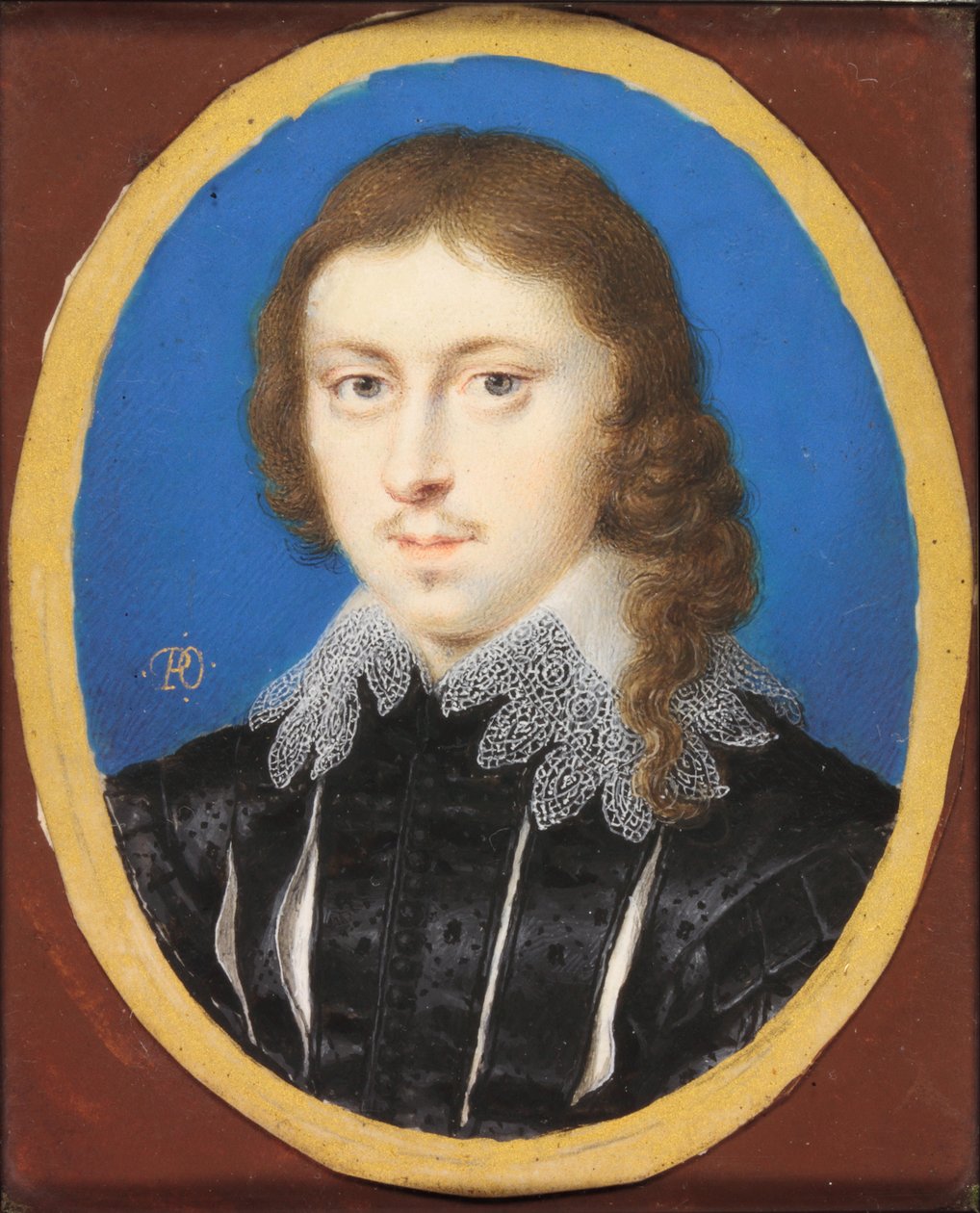 Edmund Waller (akvarell på vellum) av Peter Oliver