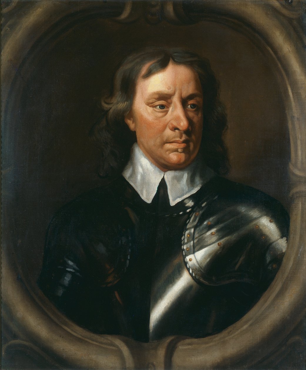 Oliver Cromwell, ca. 1653-55 (olje på lerret) av Peter (studio of) Lely