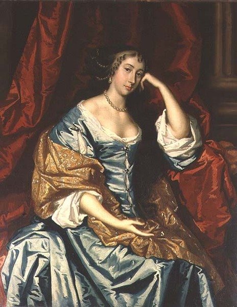 Portrett av en sittende dame av Peter (studio of) Lely