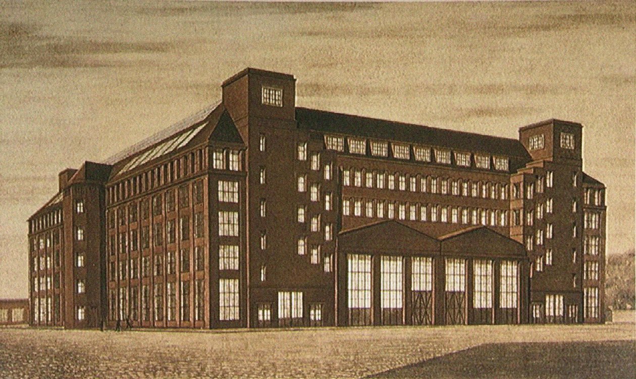 AEG høyspenningsfabrikk, Berlin av Peter Behrens