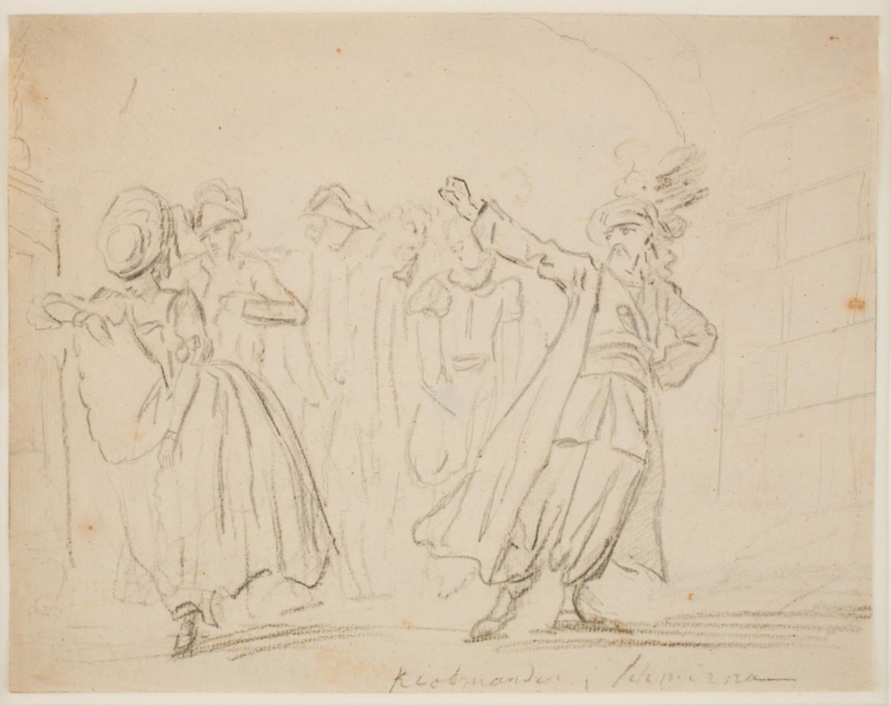 Scene fra The Merchant of Smyrna av Peter Cramer