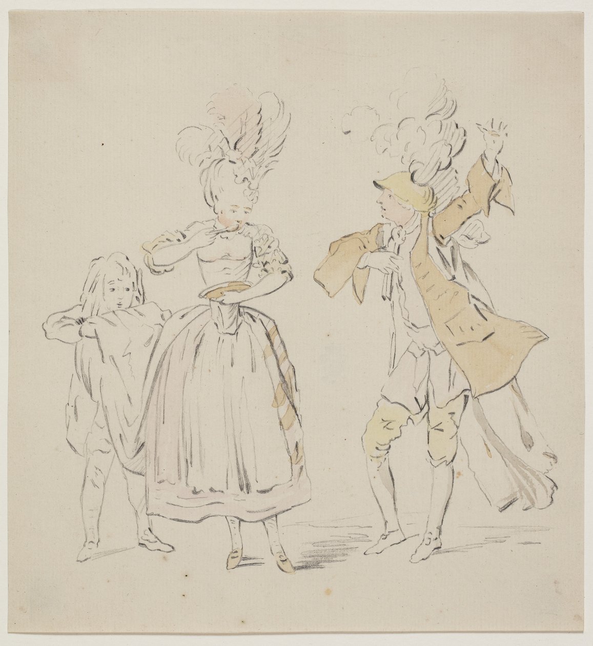 Scene fra Johan Herman Wessels "Kjærlighet uten strømper" av Peter Cramer
