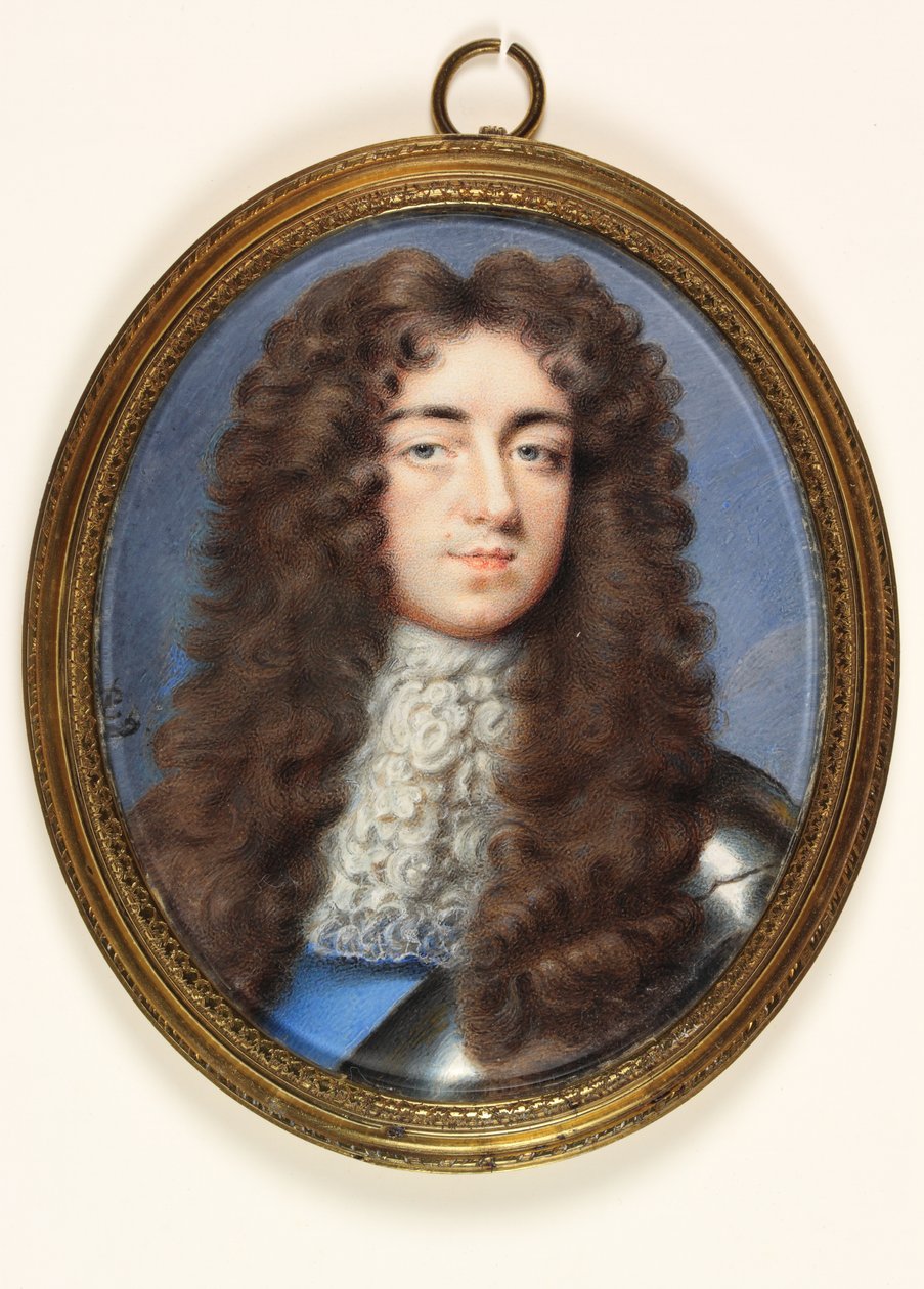 James Scott, Duke of Monmouth And Buccleuch (akvarell på vellum) av Peter Cross