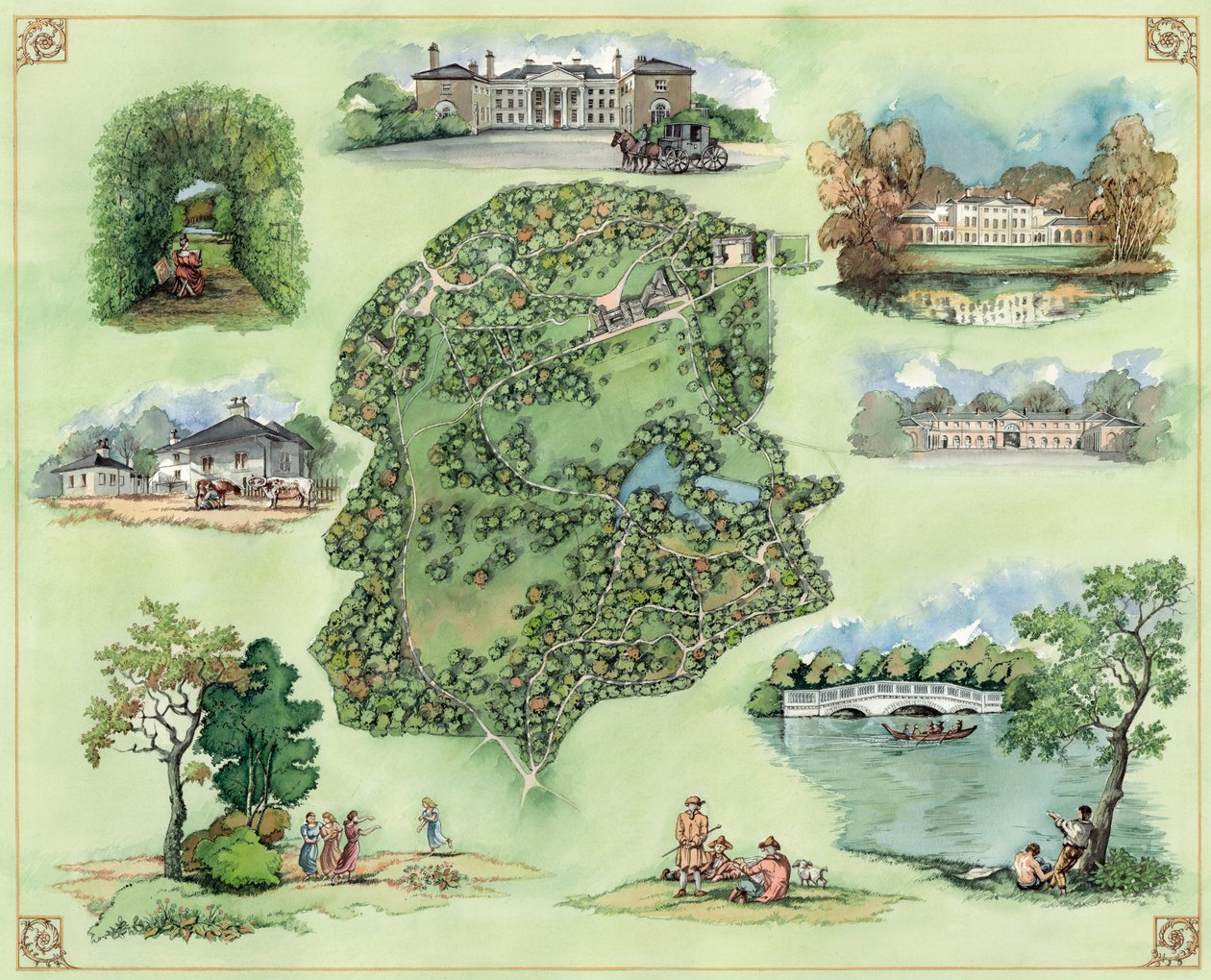 Kenwood House and grounds, c1600-tallet, c1990-2010 av Peter Dunn