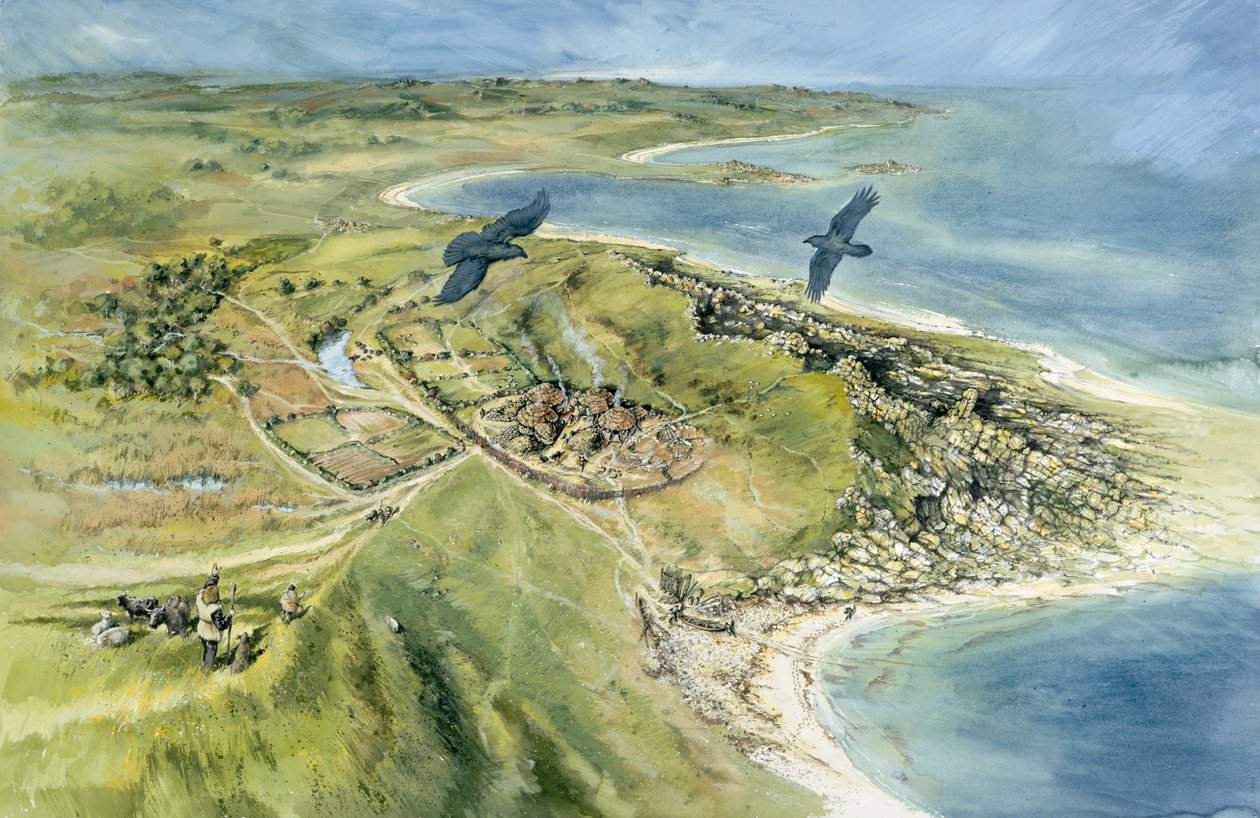 Nornour, Isles of Scilly, 500 f.Kr., ca 1990-2010 av Peter Dunn