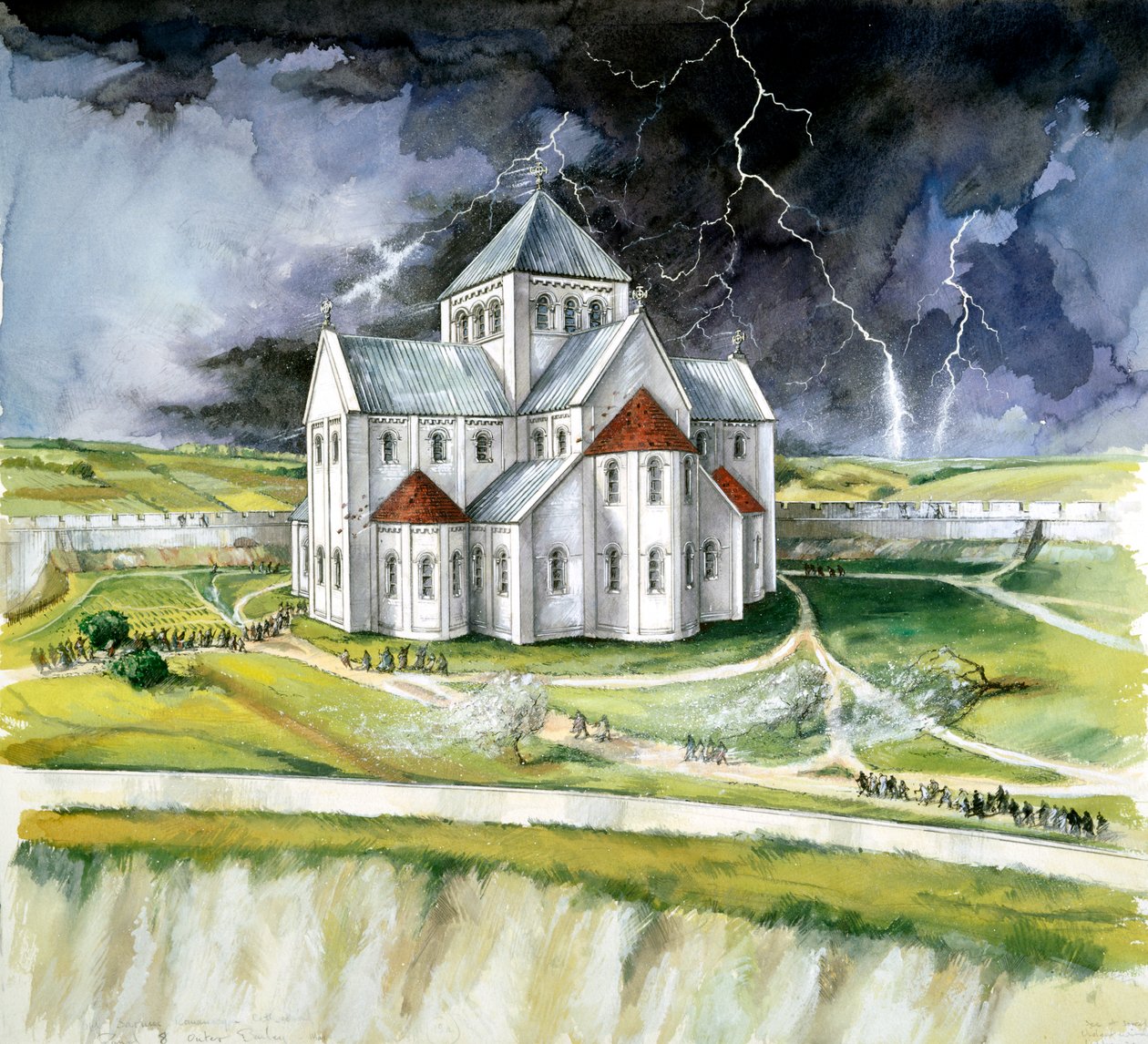 Gamle Sarum, 1092, c1990-2010 av Peter Dunn