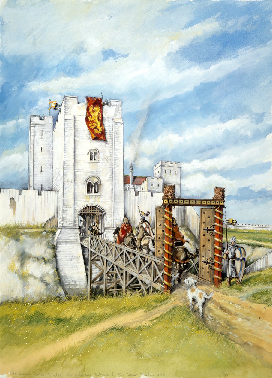 Gamle Sarum, 1140, c1990-2010 av Peter Dunn