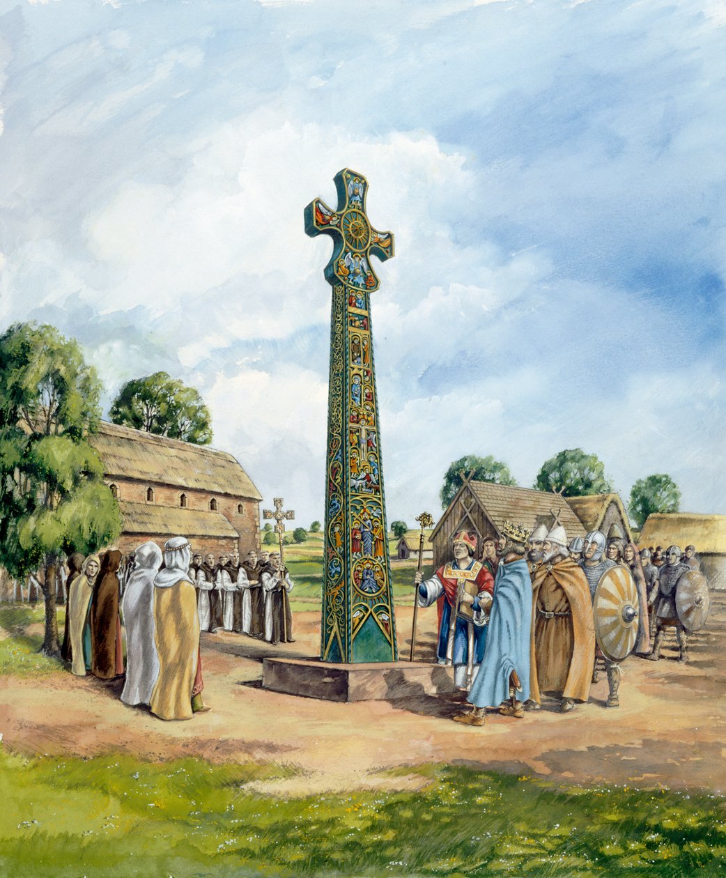 Sandbach-korsene, 900-tallet, c1990-2010 av Peter Dunn