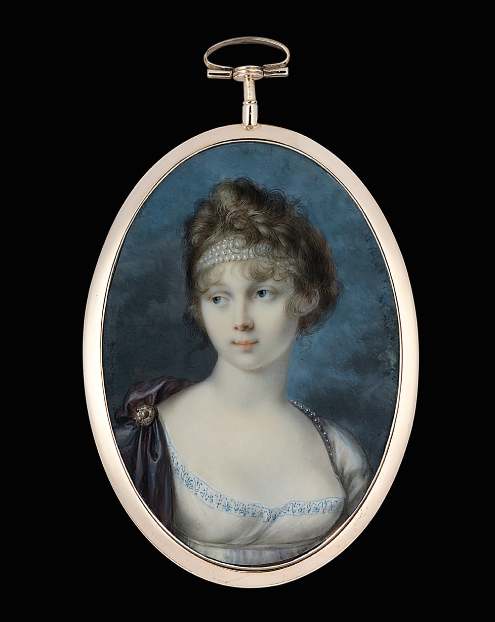 Prinsesse Zinaida Alexandrovna Beloselskaya-Belozerskaya, 1808 av Peter Eduard Stroehling