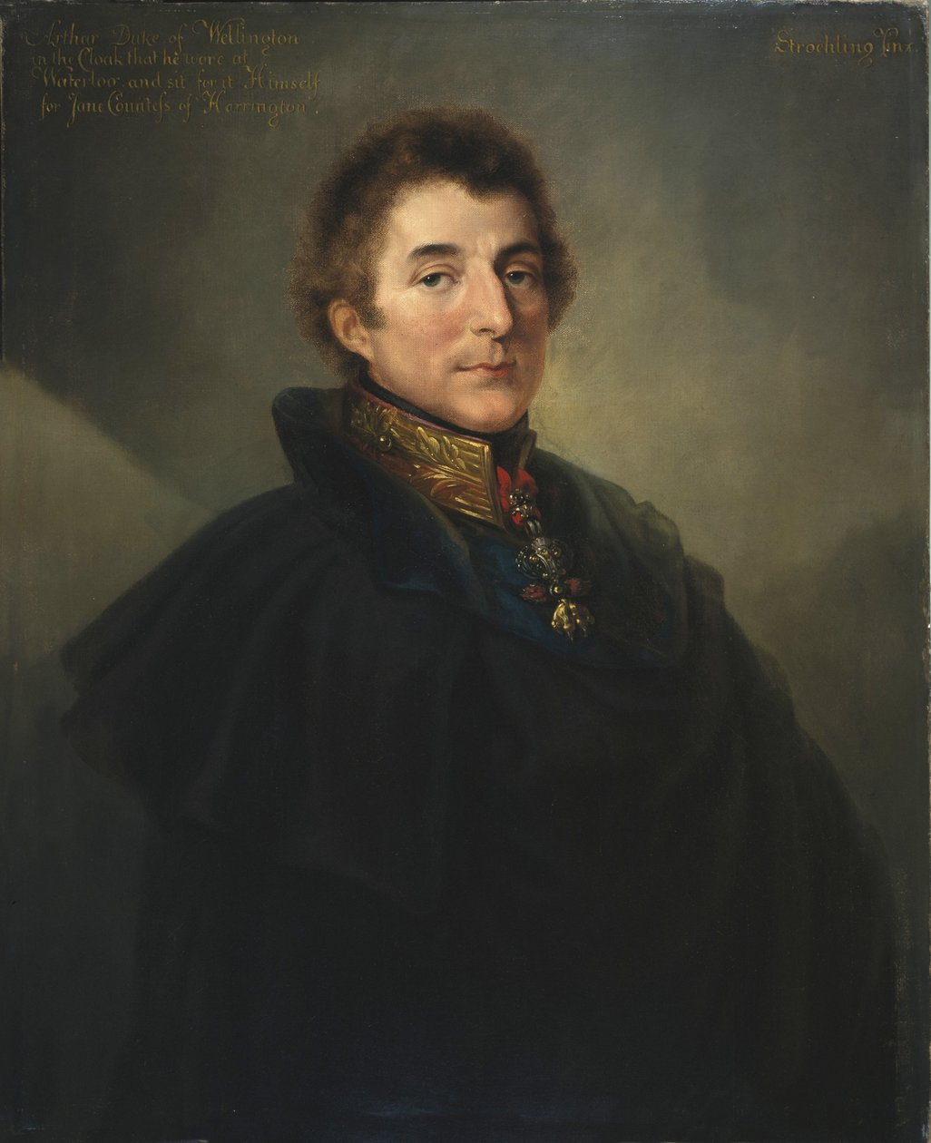 Feltmarskalk Arthur Wellesley, KG GCB (1769-1852), 1. hertug av Wellington, 1820 av Peter Edward Stroehling