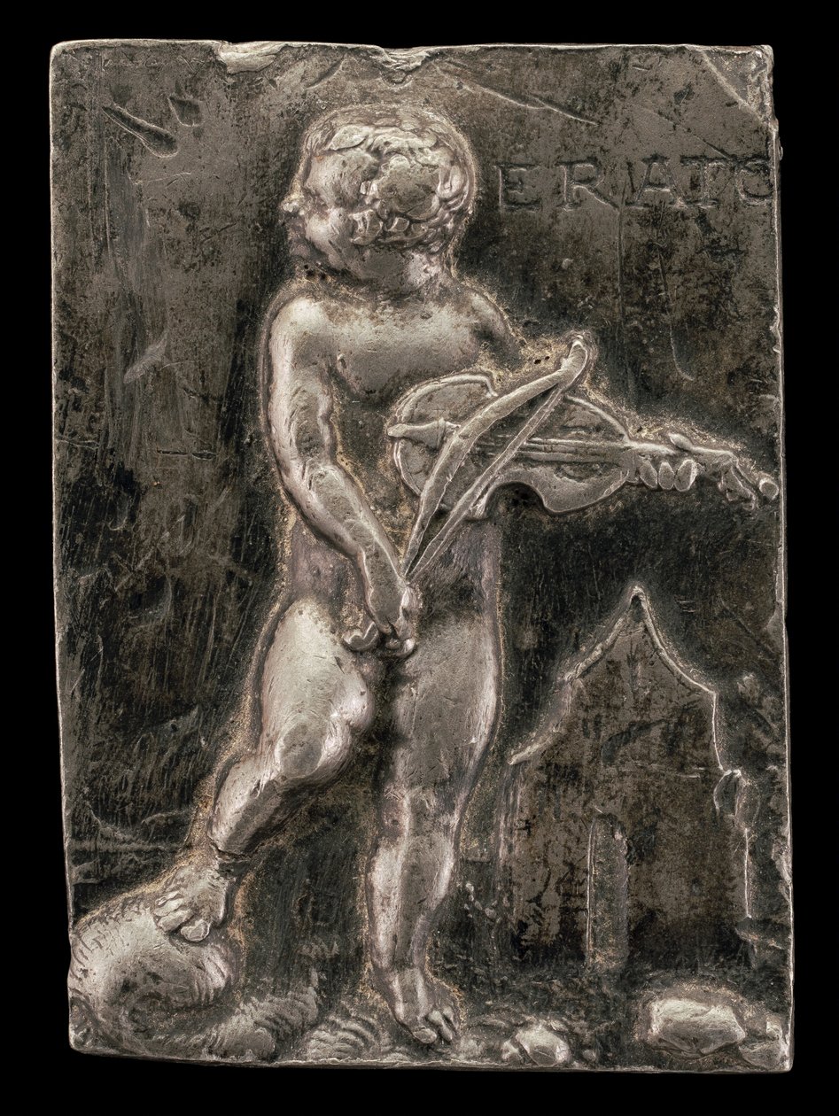 En putto som symboliserer Muse Erato, ca. 1540. av Peter Flötner
